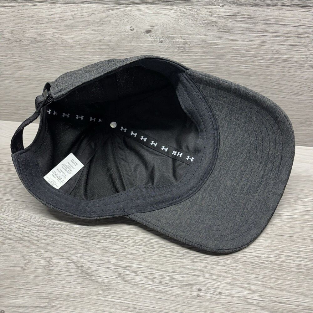 Under Armour Womens Gray UA Free Fit Adjustable Baseball Cap Hat Casual Sporty - Picture 6 of 11